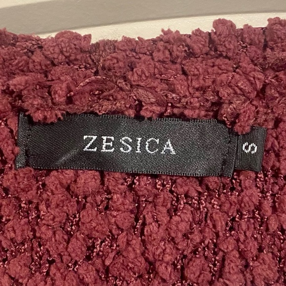 Zesica Mauve Popcorn Cardigan - Picture 5 of 6